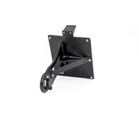 Support de plaque d'immatriculation latéral 180 x 200 mm réglable avec certificat de pièces compatible avec HD Harley Davidson Sport Glide/Slim (2018)
