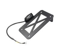 Support de plaque d'immatriculation latéral pour moto vintage conforme aux lois de la circulation