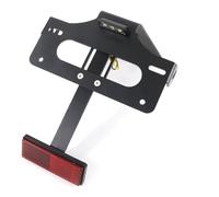 Support De Plaque D'immatriculation Montage Central Moto Cadre Kit Bien Rangé Compatible avec CBR600F 2011-2014 Fixation Plaque Moto(Style B)