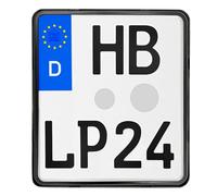 Support de plaque d'immatriculation pour moto 180 x 200 Support de plaque d'immatriculation moto 180 x 200 sans cadre Support de plaque d'immatriculation Renforcement de plaque d'immatriculation