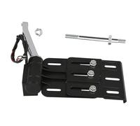 Support de Plaque d'immatriculation pour Moto pour Sportster pour XL 883 1200 2004-2016 Support De Support De Plaque D'immatriculation À Montage Latéral Pliable(Chrome)