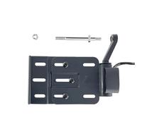 Support de Plaque d'immatriculation pour Moto pour Sportster pour XL 883 1200 2004-2016 Support De Support De Plaque D'immatriculation À Montage Latéral Pliable(Black)