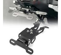 Support De Plaque D'immatriculation Pour Y&amaha Tracer 900/GT 2019 2020 2021 2022 2023, Éliminateur De Garde-boue Arrière De Moto Avec Lumière Support Plaque D'immatriculation ( Color : Le noir )
