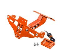 Support de Plaque d'immatriculation pour Yamaha FZ1N FZ1S FZ1 2006-2015 Support De Plaque D'immatriculation Arrière Moto Kit De Suppression Garde-Boue Arrière(Orange)