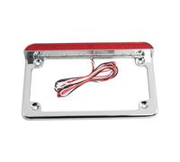 Support De Plaque D'immatriculation Rectangulaire À LED .de 6 Pouces avec Feu Arrière pour Harley, pour Honda, pour Yamaha, pour Suzuki pour Triumph Plaque de Supports
