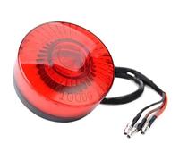Support de Plaque Feu stop arrière rétro pour moto avec support de plaque d'immatriculation, compatible avec Harley et Yamaha Support Plaque Moto(RD Tail Light Only)