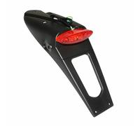 Support de plaque immatriculation avec feu 50 a boite-moto feu rouge a leds (l 4