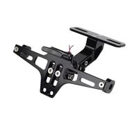 Support de Plaque immatriculation Moto Support Plaque D'immatriculation Arrière Moto pour KYMCO AK550 550, Support Arrière Bien Rangé pour Éliminateur Garde-Boue,(Noir)