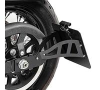Support de Plaque latéral pour Yamaha XVS 650-1100 Drag Star 96-07 Craftride Noir