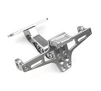Support De Plaque Moto Moto Universel Réglable Garde-Boue Éliminateur Queue Bien Rangé Support Adapté À pour MT07 FZ07 MT 07 MT10 MT09 MT-03(Silver)