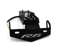Support De Plaque Moto Porte-plaque d'immatriculation Ajustement de la lumière UTILISATION for YAMAHA R6 2006-2016 YZF-R6 2017 2018 2019 Accessoires de moto Tail Trey Fender Eliminator Support Plaque