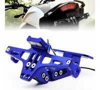 Support de Plaque Moto pour CB300R CB150R CB250R CB 300R 150R 250R, Support Plaque D'immatriculation, Fender Eliminator Moto, Support Ajustable en Alliage d’Aluminium pour Moto,C Blue