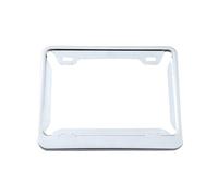 Support de Plaque Moto Support De Plaque D'immatriculation Voiture en Fiber Carbone Adapté Cadre Numéro Moto Acier Inoxydable Résistant À La Décoloration(Stainless Steel)