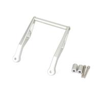 Support De Plaque Navigation GPS Moto pour BMW R1300GS Adventure, Guidon pour Téléphone, Extension Fixation Support d'extension GPS(Argent)