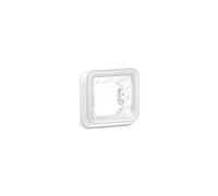 Support de plaque Plexo IP55 - 1 poste - Blanc antimicrobien