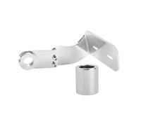 Support de Plaque Support De Plaque D'immatriculation Latéral pour Moto, Compatible avec Harley Softail 2018-2022 Porte Plaque de numéro de Moto(Chrome)