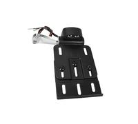 Support de Plaque Support De Plaque D'immatriculation Latéral Télescopique Et Pliable Convient pour Harley Dyna Sportster 883 1200 XL 2007-2016 Porte Plaque de numéro de Moto(Chrome)