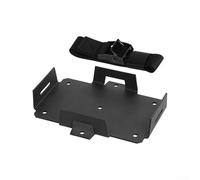 Support de plateau de batterie en aluminium avec sangle réglable pour batteries 12 V 6-15 Ah 6 V 7-12 Ah, boîte de rangement en métal pour bateaux, VTT, motos