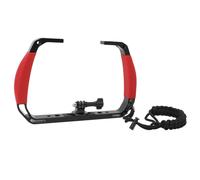 Support de plateau pour équipement de plongée sous-marine avec poignée en silicone, griffe porte-accessoires