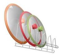 Support de plateaux/couvercles 6 compartiments sector de metaltex. Couleur blanc G