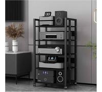 Support de platine HiFi - Rack AV 4/5/6 avec Lar Capaci Sto pour divertissement à domicile, unité console Slish Ma, étagère Equint