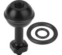 Support de plongée caméra d'action tête de balle base stylo montent 1/4 '' vis (noir)