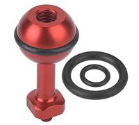 Support de plongée en Alliage en Aluminium Munefe, Support de Base à la tête de Balle, Support de Clips à Balle, adapté à la Plupart des équipements de caméra (Rouge)