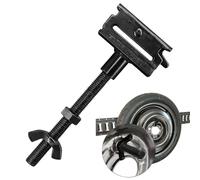 Support de pneu de secours E Track X-Track pour points d'arrimage - Support de roue de secours - Accessoires pour remorques, camions