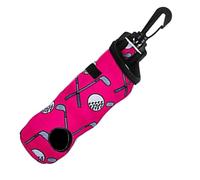 Support de poche de golf - Sac de balle de golf - Sac de transport de balle avec fans de clés | Accessoires de golf légers multifonctions avec capacité de thé 3 pour les événements de tournoi de