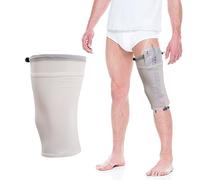 Support de poche pour cathéter, housses de cathéter en tissu - Sac de drainage urinaire réglable pour rester en place (blanc, S)