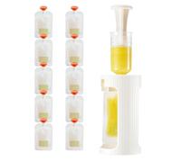 Support de poche pour compote de pommes - Kit alimentaire rechargeable, presse-purée, station de remplissage sans déversement | Préparation d'alimentation pour collations faites maison, stockage de