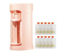 Support de pochette alimentaire sans compression, support de pochette pour compote de pommes | Kit rechargeable de sachets alimentaires,Petit presse-purée créatif Portable, récipient de stockage de re