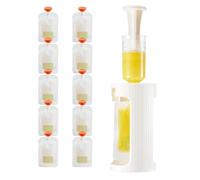 Support de pochette pour compote de pommes - Support de pochette alimentaire en ABS sans pression, station de remplissage de pochette créative | Petit presse-purée créatif Portable en Silicone