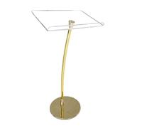 Support De Podium en Acrylique for Chaires Portables D'églises, Pupitres Et Podiums D'églises Professionnels, for Discours, Salle De Classe, Mariage, Concert