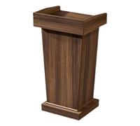 Support de podium en bois - Lutrin pour églises et cérémonies, grande pupitre de présentation avec bouchon de bord, table de débat stable et de prise de parole en public