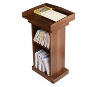 Support de podium en bois pour école et église - Pupitre réglable pour enseignant, pupitre pour salle de classe et événements et mobilier de présentation élégant