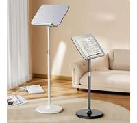 Support de podium portable réglable en hauteur avec grande étagère pour églises, salles de classe, conférences et mariages - Support de haut-parleur polyvalent sur pied