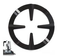 Support de Poêle à Gaz,Support de Casserole Moka,gaziniere gaz,éducteur d'anneau de cuisinière de cuisinière à gaz en fonte,Support Pot à Moka Acier, réducteur d'anneau de gaz(Le noir)