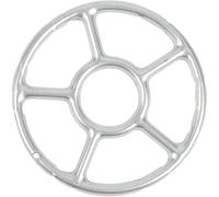 Support de Poêle à Wok en Fonte Grille de cuisinière à gaz en fonte, support de plaque de cuisson, support de casseroles, anneau de support for wok, support for cafetière, grille de brûleur(WHITE)