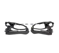support de poignée auto Compatible Avec BMW Pour X5 E53 51218243615 Cadre De Poignée De Porte Intérieur Extérieur Avant Arrière Gauche Droite Pour Fixation Du Support(2 x Rear Left Right)