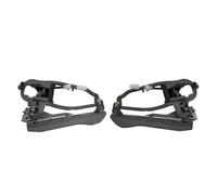 support de poignée auto Compatible Avec BMW Pour X5 E53 51218243615 Cadre De Poignée De Porte Intérieur Extérieur Avant Arrière Gauche Droite Pour Fixation Du Support(2 x Front Left Right)