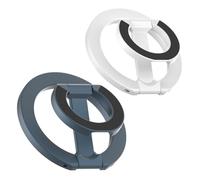 Support De Poignée De Téléphone, Conception Magnétique Double Face, 5,7x5,6 Cm, Boucle De Béquille Réglable, Poignée De Support De Téléphone Magnétique, Anneau Rotatif À 360 Degrés, Pour Smartphones D