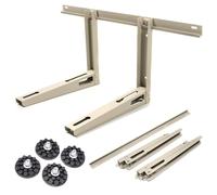 Support de poignée pour climatiseur a 100 kg 450 mm pour climatiseur | Longueur de Bras Acier galvanisé Support de Fixation Supports pour climatiseurs muraux Maclean