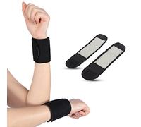 Support de Poignet Chauffant, Thérapie Magnétique Sportive, Bandage de Poignet Auto-chauffant, Protecteur de Support de Poignet Unisexe, Protection de Support de Poignet de Thérapie de Massage 1 Paire