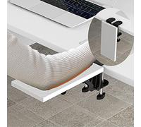 Support de poignet de bureau, repose-poignet, support d'accoudoir, plateau d'étagère - Repose-bras d'ordinateur, rallonge de bureau, charge 10 kg, support de coude et de bras, tapis de souris, pl