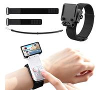 Support de poignet pour Insta360 Luna Ultra/Pro - Écran tactile amovible - Support de télécommande mains libres sécurisé avec bracelet réglable et cordon tour de cou - Accessoire de prise de vue pour