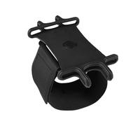 Support de poignet pour téléphone, sangle de poignet rotative, design polyvalent, doux pour la peau, accessoire pour fitness, escalade, randonnée, exercice, ajustement général, noir, 1 pièce