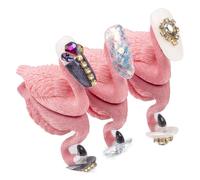 Support De Pointe D'ongle En Forme De Cygne Rose, 1/3/5 Pièces, Pour Pratique De Manucure, Nail Art, Étagère De Présentation