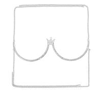 Support de poitrine en forme de couronne pour soutien-gorge, robe, festival, vêtements en strass, lingerie bijoux pour femmes et filles, One Size, Comme décrit, Comme décrit.