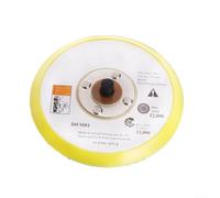 Support de polissage pour ponceuse pneumatique - 50 mm, 75 mm, 125 mm, accessoire de disque de ponçage avec crochet et boucle, filetage M6/M8, caoutchouc et métal (12,7 cm)